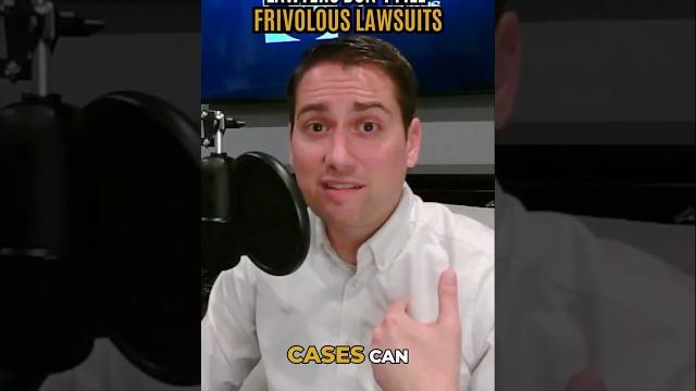 Why real lawyers don’t file frivolous lawsuits Why real lawyers don’t file frivolous lawsuits