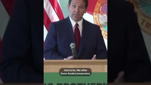 Desantis criticizes manhattan da for trump probe Desantis criticizes manhattan da for trump probe