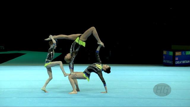 Russian federation (rus) - 2018 acrobatic worlds, antwerpen (bel) - combined women's group Russian federation (rus) - 2018 acrobatic worlds, antwerpen (bel) - combined women's group
