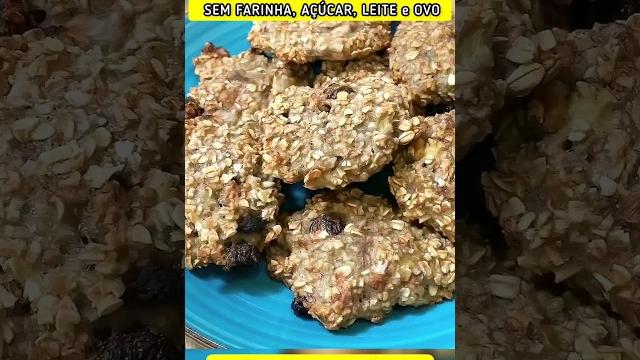 Substitua o lanche! biscoito fácil, rápido, barato e saudável - sem farinha, açúcar, leite e ovo Substitua o lanche! biscoito fácil, rápido, barato e saudável - sem farinha, açúcar, leite e ovo