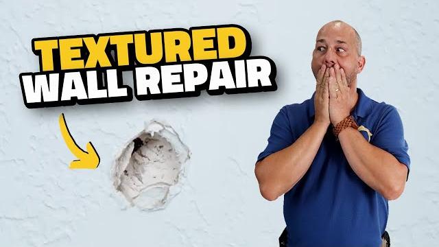 How to repair a textured wall in 3 different ways How to repair a textured wall in 3 different ways