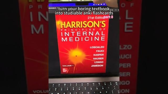 Turn harrison’s internal medicine into studiable anki flashcards #anki #medicalschool #study Turn harrison’s internal medicine into studiable anki flashcards #anki #medicalschool #study