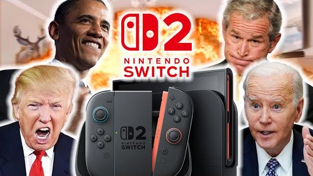 Us presidents unbox the new nintendo switch 2 Us presidents unbox the new nintendo switch 2