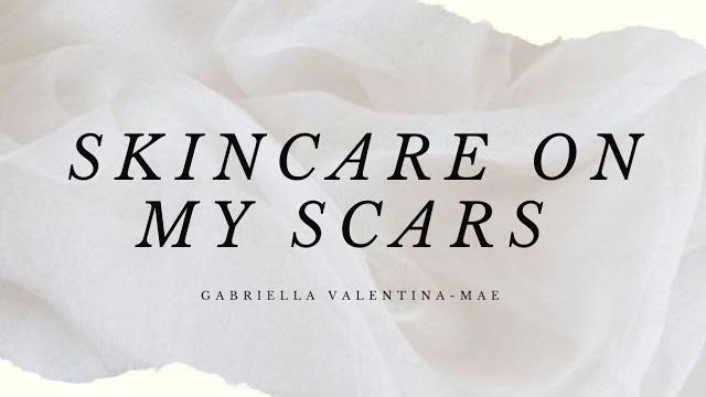 Skincare on my scars 🫧 Skincare on my scars 🫧