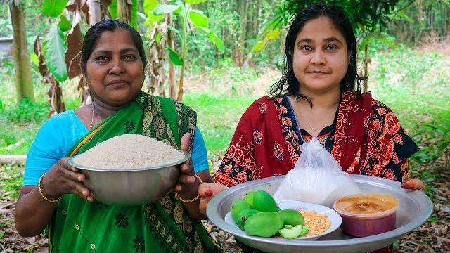 Traditional mango sweet rice: bengali aam jao village cooking recipe for kids by village food life Traditional mango sweet rice: bengali aam jao village cooking recipe for kids by village food life