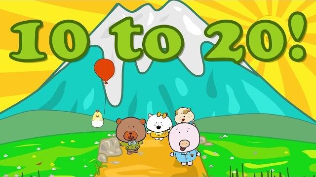 Number song 10-20 | counting from 10-20 | the singing walrus Number song 10-20 | counting from 10-20 | the singing walrus