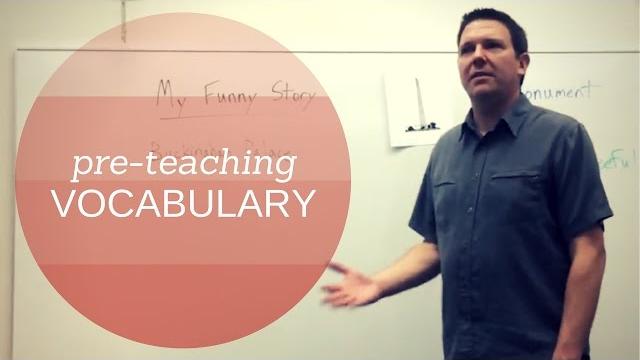Pre-teaching vocabulary - international tefl academy Pre-teaching vocabulary - international tefl academy