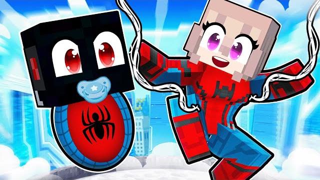 Am fost adoptat de *spider-man*! Am fost adoptat de *spider-man*!