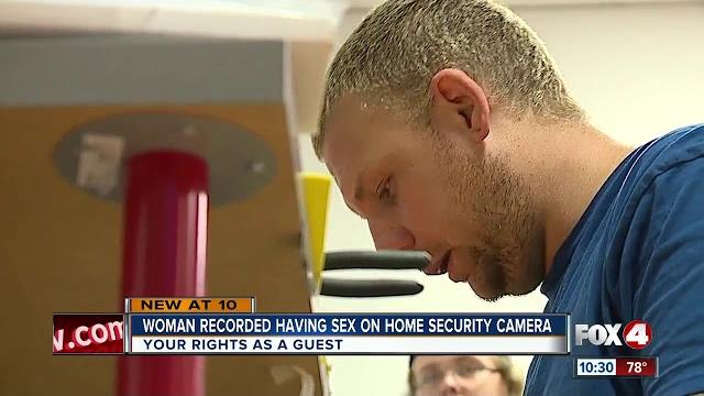 Woman recorded having sex on home security camera Woman recorded having sex on home security camera