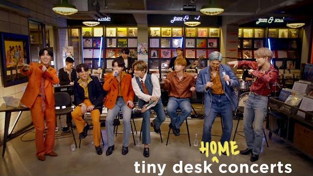 Bts: tiny desk (home) concert Bts: tiny desk (home) concert