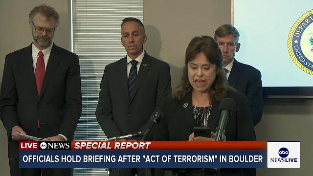 Officials hold news conference on 'targeted attack' in boulder, co: abc news special report Officials hold news conference on 'targeted attack' in boulder, co: abc news special report