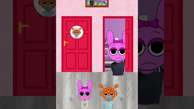 Baby oren's and baby pinki's prank | incredibox sprunki ️🫡 Baby oren's and baby pinki's prank | incredibox sprunki ️🫡