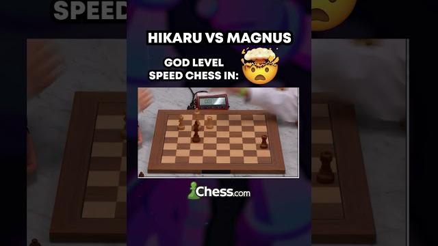Magnus carlsen vs hikaru nakamura god level speed chess #shorts #chess #magnuscarlsen #hikaru Magnus carlsen vs hikaru nakamura god level speed chess #shorts #chess #magnuscarlsen #hikaru
