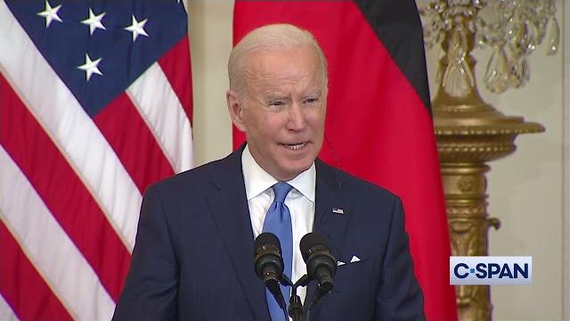 President biden on nord stream 2 pipeline if russia invades ukraine: "we will bring an end to it." President biden on nord stream 2 pipeline if russia invades ukraine: "we will bring an end to it."