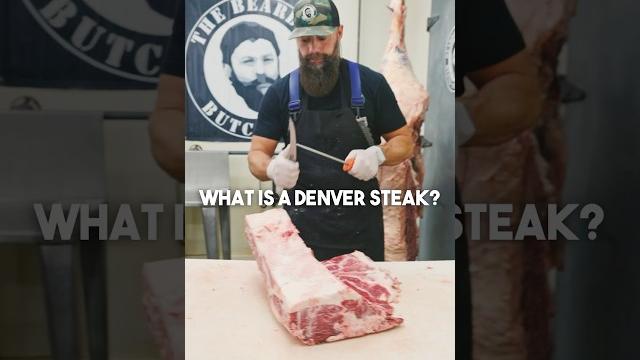 What is a beef denver steak? #shorts #beef #butcher What is a beef denver steak? #shorts #beef #butcher