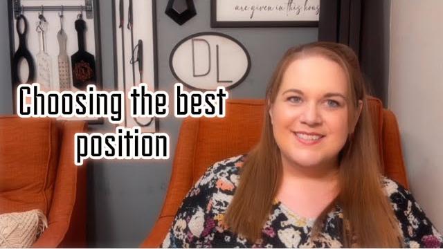 Choosing a spanking position Choosing a spanking position