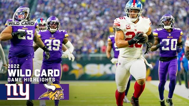 New york giants vs. minnesota vikings | 2022 super wild card weekend game highlights New york giants vs. minnesota vikings | 2022 super wild card weekend game highlights