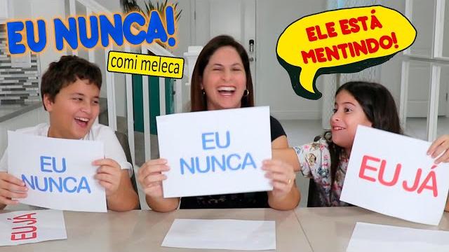 Eu nunca entre mãe e filhos família maria clara e jp Eu nunca entre mãe e filhos família maria clara e jp