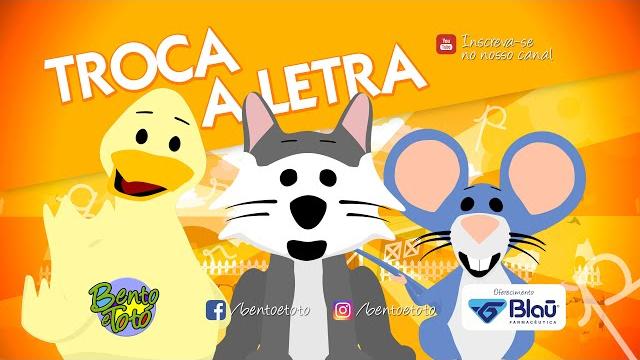 Bento e totó - troca a letra (desenho infantil) Bento e totó - troca a letra (desenho infantil)