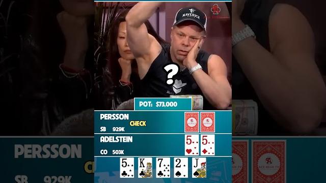 Eric persson call out of turn #poker #highstakespoker Eric persson call out of turn #poker #highstakespoker