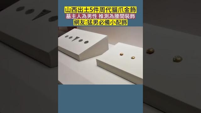 古代竟然也有貓奴?小貓爪爪金飾,猛男必備!#shorts #貓 #寵物 #貓奴 古代竟然也有貓奴?小貓爪爪金飾,猛男必備!#shorts #貓 #寵物 #貓奴