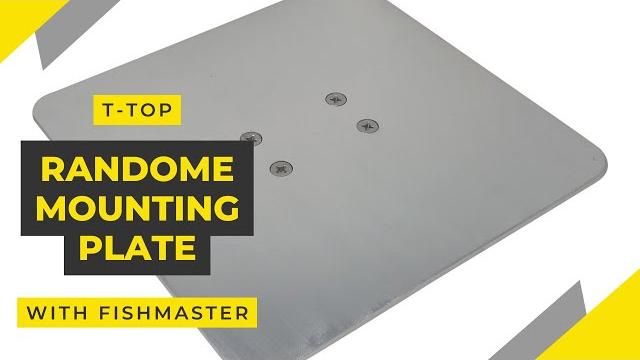 Fishmaster t-top radome mounting plate Fishmaster t-top radome mounting plate