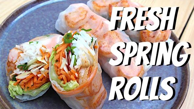 Fresh spring rolls recipe Fresh spring rolls recipe