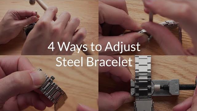 How to adjust 4 types of watch steel bracelet How to adjust 4 types of watch steel bracelet
