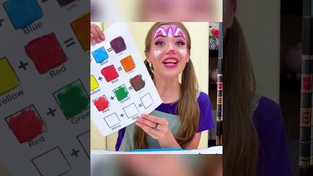 Jannie learns about face painting and colors - part 2 Jannie learns about face painting and colors - part 2