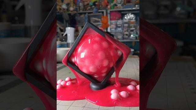 How much slime will fit in a floating frame? How much slime will fit in a floating frame?
