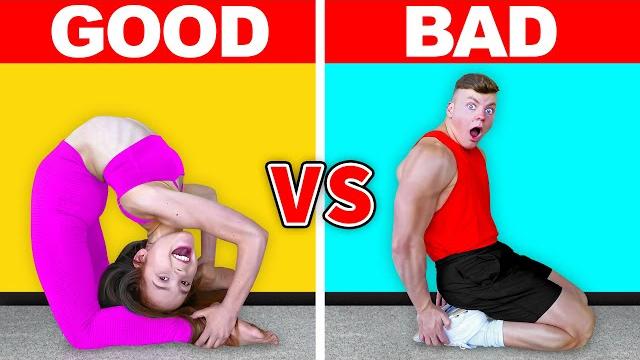 Good vs bad: flexibility challenge Good vs bad: flexibility challenge