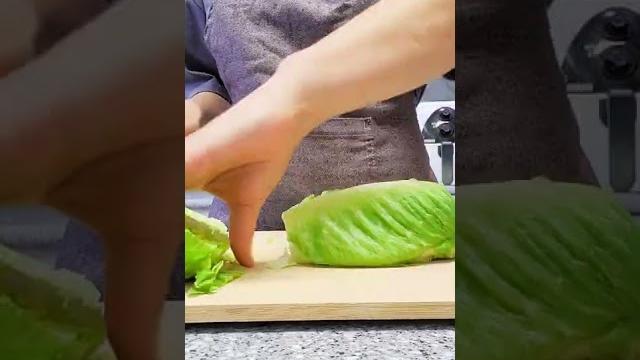 Quick and easy lettuce saladclever food hacks for everyday life | how to cut lettuce for salad Quick and easy lettuce saladclever food hacks for everyday life | how to cut lettuce for salad