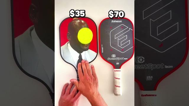 $35 vs. $70 pickleball paddle #pickleball $35 vs. $70 pickleball paddle #pickleball