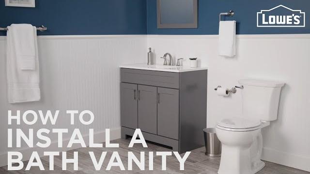 How to install a bathroom vanity How to install a bathroom vanity