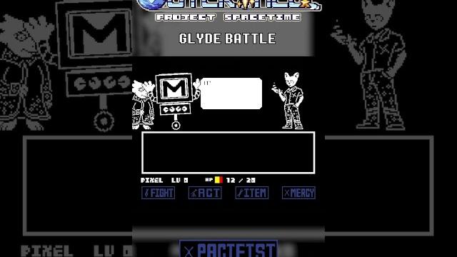 Glyde fight - ps!outertale pacifist | shorts Glyde fight - ps!outertale pacifist | shorts