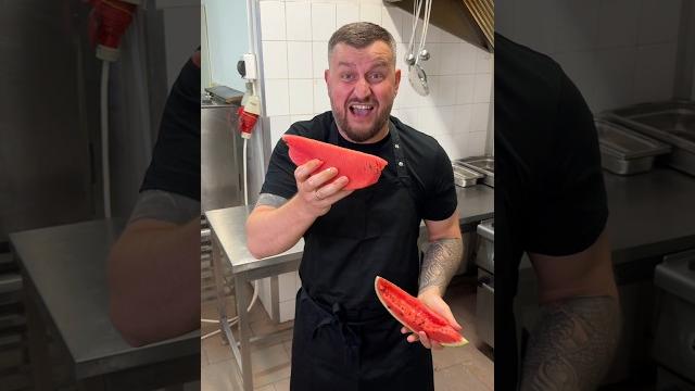 Can you carve a watermelon with just your hand? Can you carve a watermelon with just your hand?