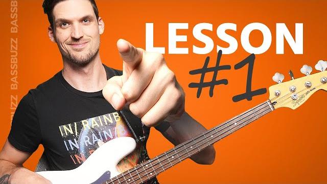 Beginner bass lesson #1 (your very first lesson) Beginner bass lesson #1 (your very first lesson)
