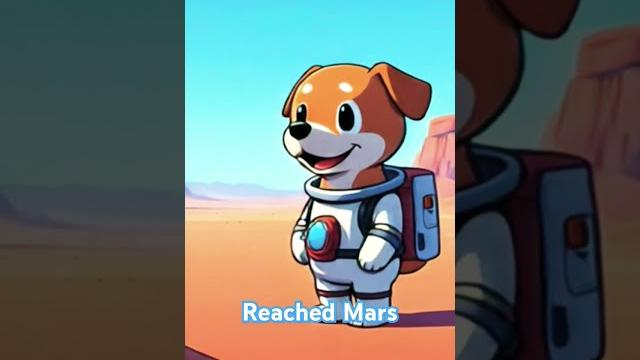 A dog on mars #mars #dogforkids A dog on mars #mars #dogforkids