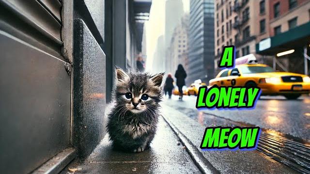 A lonely meow A lonely meow