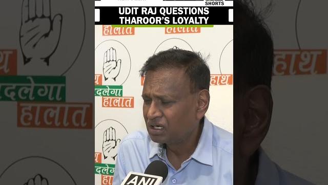 Congress leader udit raj targets mp shashi tharoor on being named in all-party delegation leader Congress leader udit raj targets mp shashi tharoor on being named in all-party delegation leader