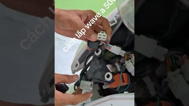 Cách lắp chống trộm wave 50 cc Cách lắp chống trộm wave 50 cc