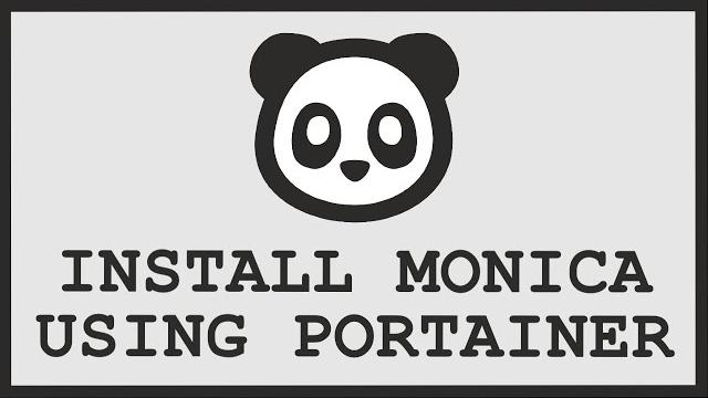How to install monica on docker using portainer How to install monica on docker using portainer