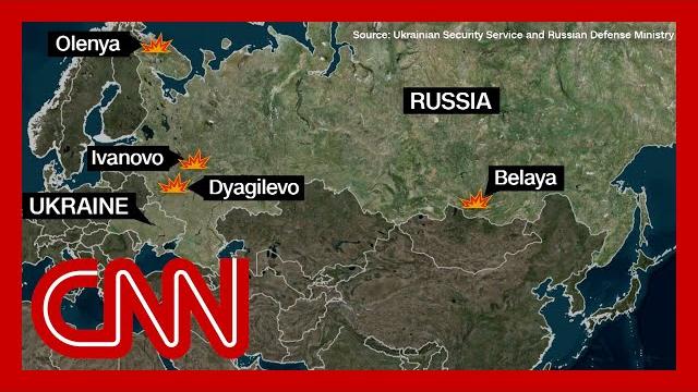 New images show extent of ukraine's surprise attack on russia New images show extent of ukraine's surprise attack on russia