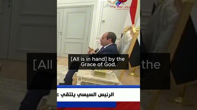 Egypt's sisi says he didn't rob or kill people, so a revolution like in syria won't happen to him Egypt's sisi says he didn't rob or kill people, so a revolution like in syria won't happen to him
