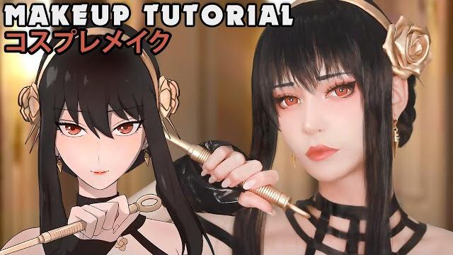 Yor forger cosplay makeup tutorial spy x family Yor forger cosplay makeup tutorial spy x family