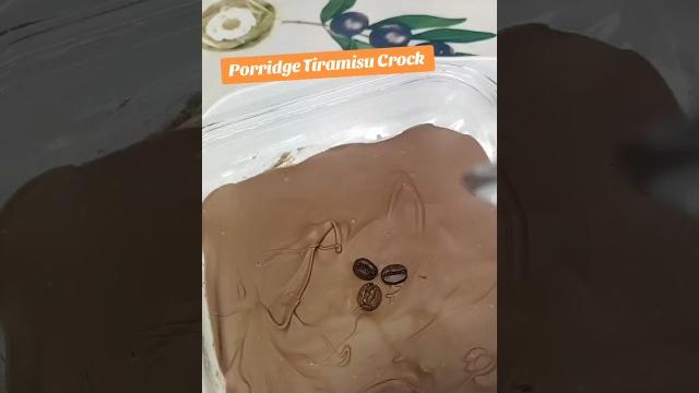 Porridge tiramisu crock Porridge tiramisu crock