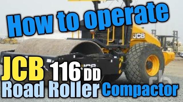 How to operate jcb 116dd compactor/road roller? in How to operate jcb 116dd compactor/road roller? in