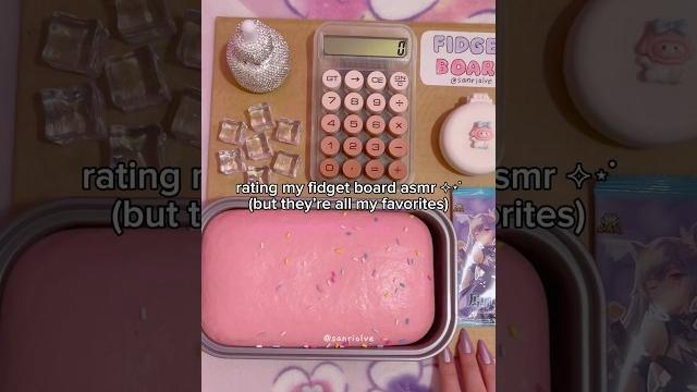 Rating my fidget board asmr🩷#asmr #diy#craft#fidget#fidgetboard#sanrio#hellokitty#kawaii#fyp#shorts Rating my fidget board asmr🩷#asmr #diy#craft#fidget#fidgetboard#sanrio#hellokitty#kawaii#fyp#shorts