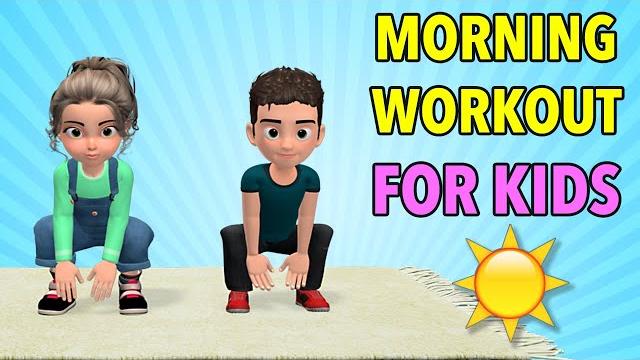 Morning kids workout: wake up exercises Morning kids workout: wake up exercises