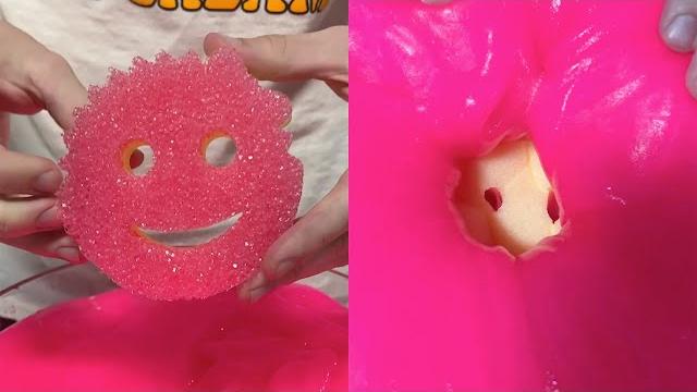 Can the scrub mommy clean up slime??? Can the scrub mommy clean up slime???